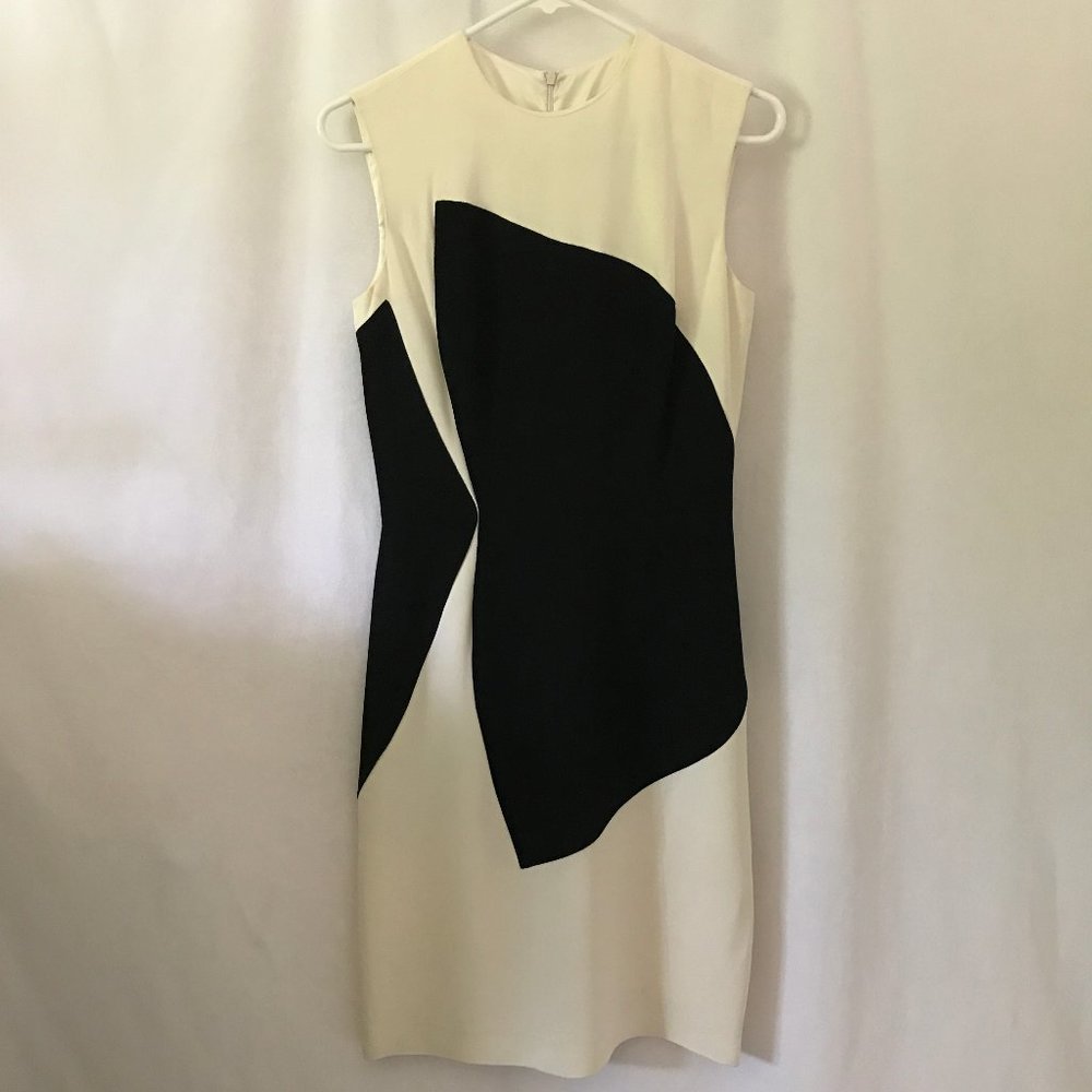 Martin Grant Paris Geometric Abstract Print Dress